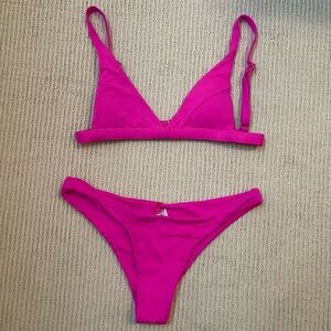 Dippin daisys hot pink bikini